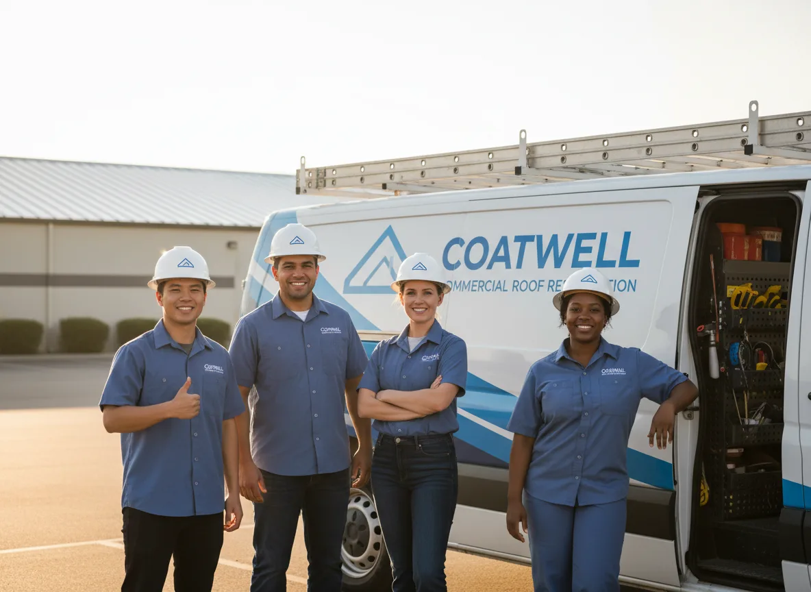Commercial roof coating company in Balko, OK